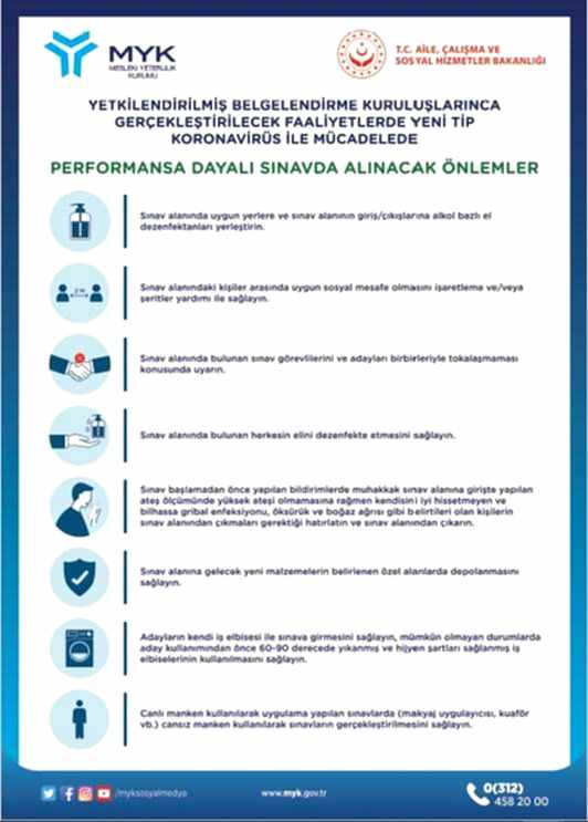 PERFORMANSA DAYALI SINAVDA ALDIĞIMIZ TEDBİRLER